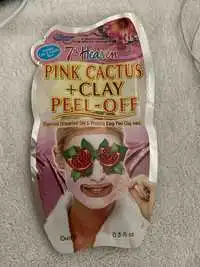 7TH HEAVEN - Pink cactus +clay peel off - Easy peel clay mask