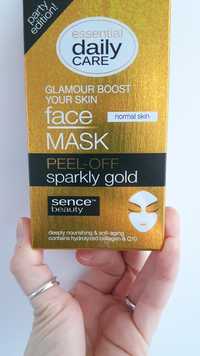 SENCE BEAUTY - Essential daily care - Face mask peel-off sparkly gold