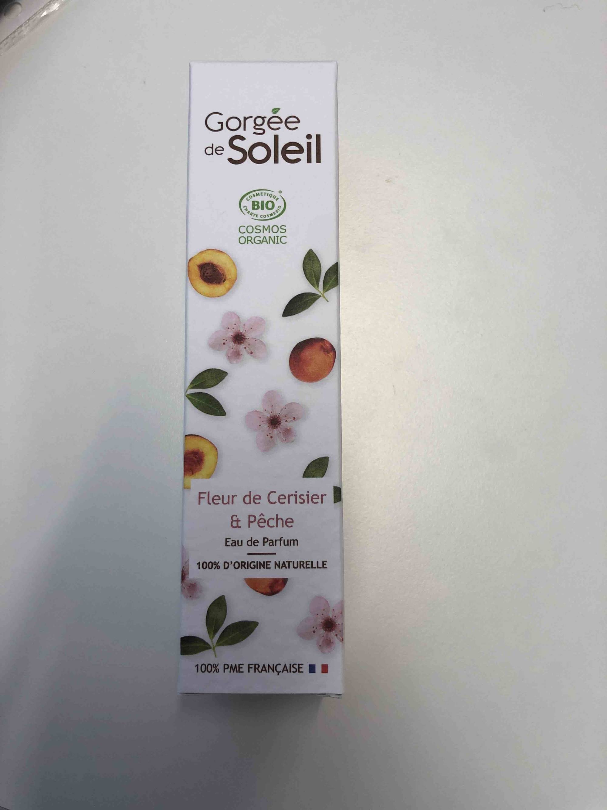 GORGÉE DE SOLEIL - Fleur de cerisier et pêche - Eau de parfum bio