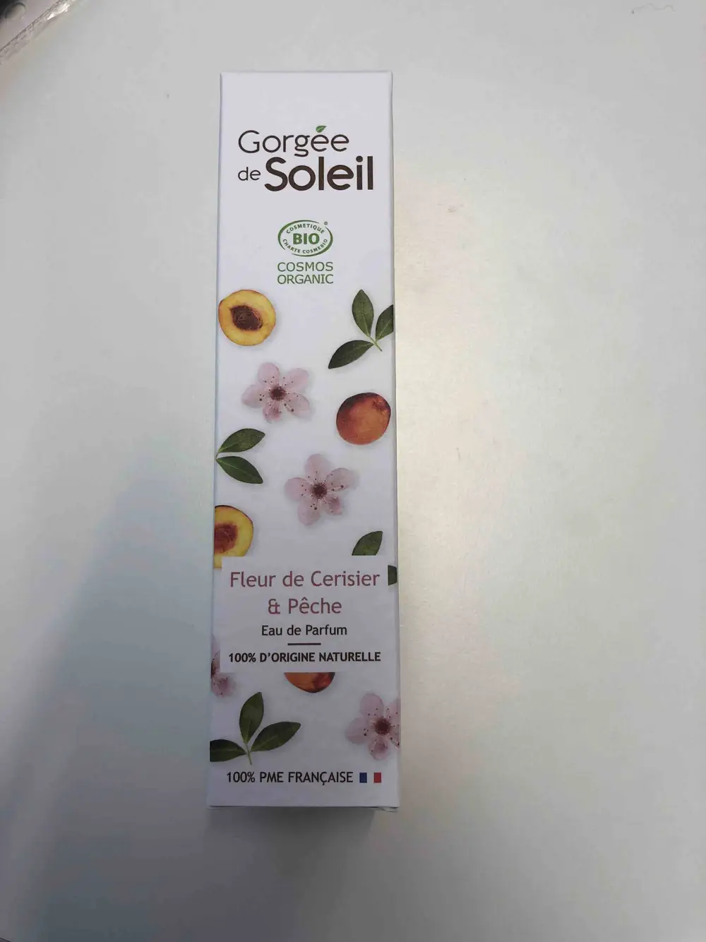 GORGÉE DE SOLEIL - Fleur de cerisier et pêche - Eau de parfum bio