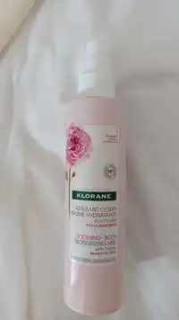 KLORANE - Apaisant corps - Brume hydratante à la pivoine