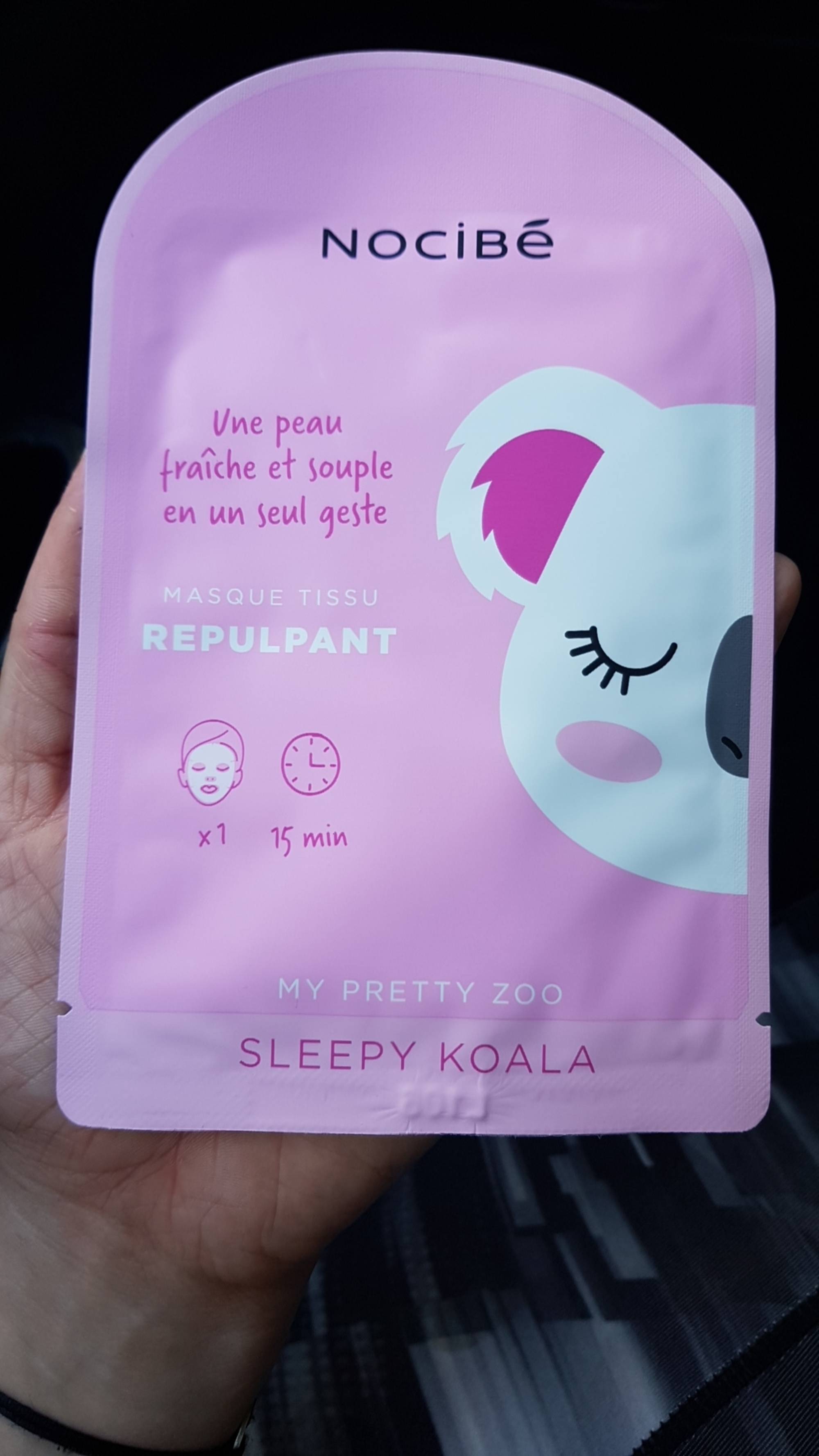 NOCIBÉ - Sleepy koala - Masque tissu repulpant 