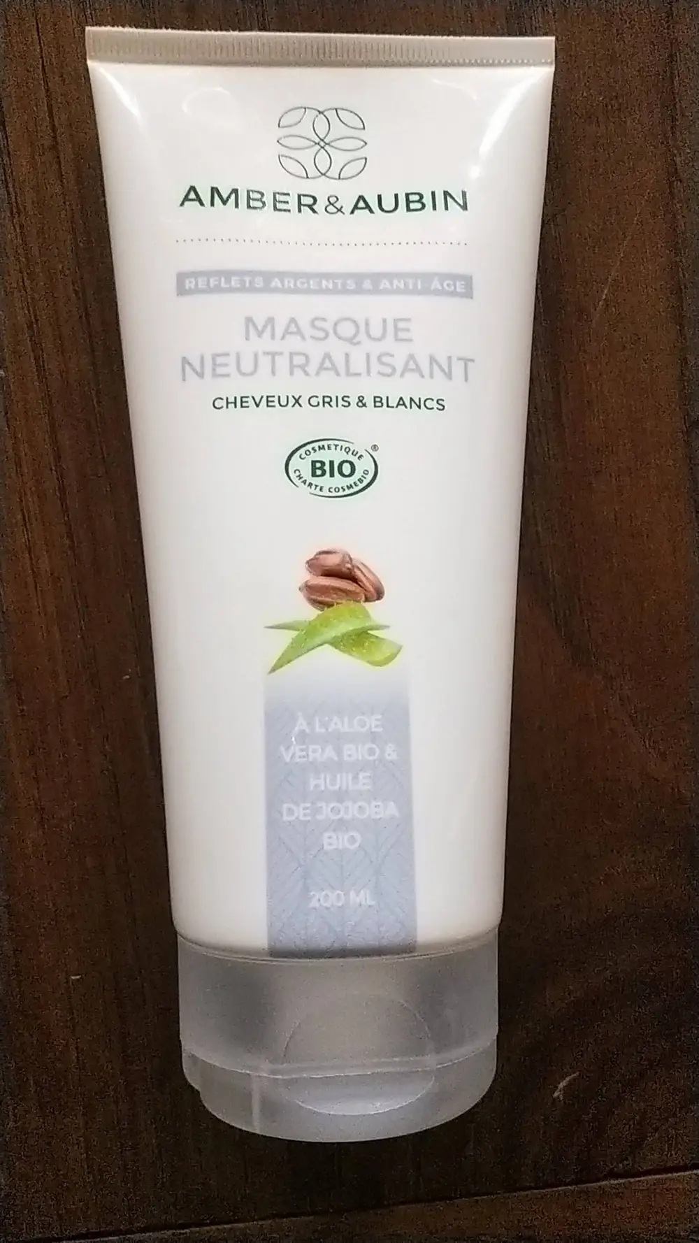 AMBER & AUBIN - Masque neutralisant cheveux gris & blancs