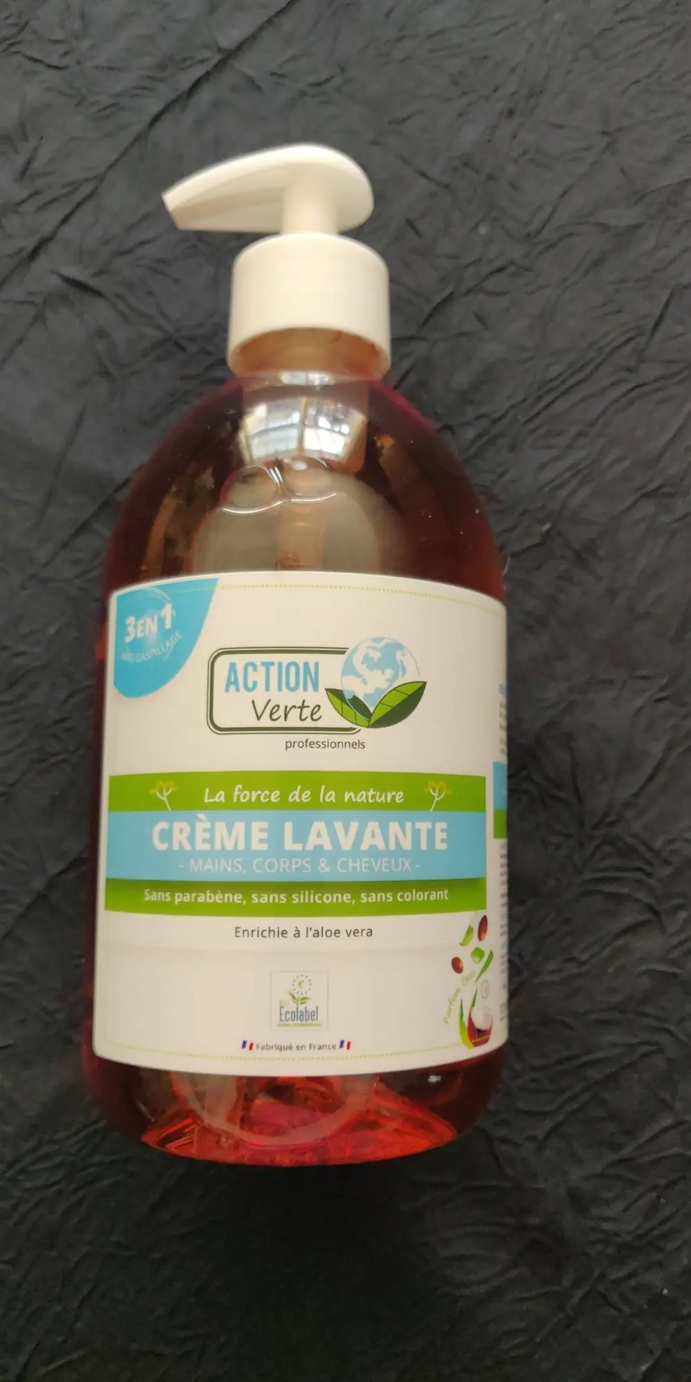 ACTION VERTE - Crème lavante mains, corps et cheveux