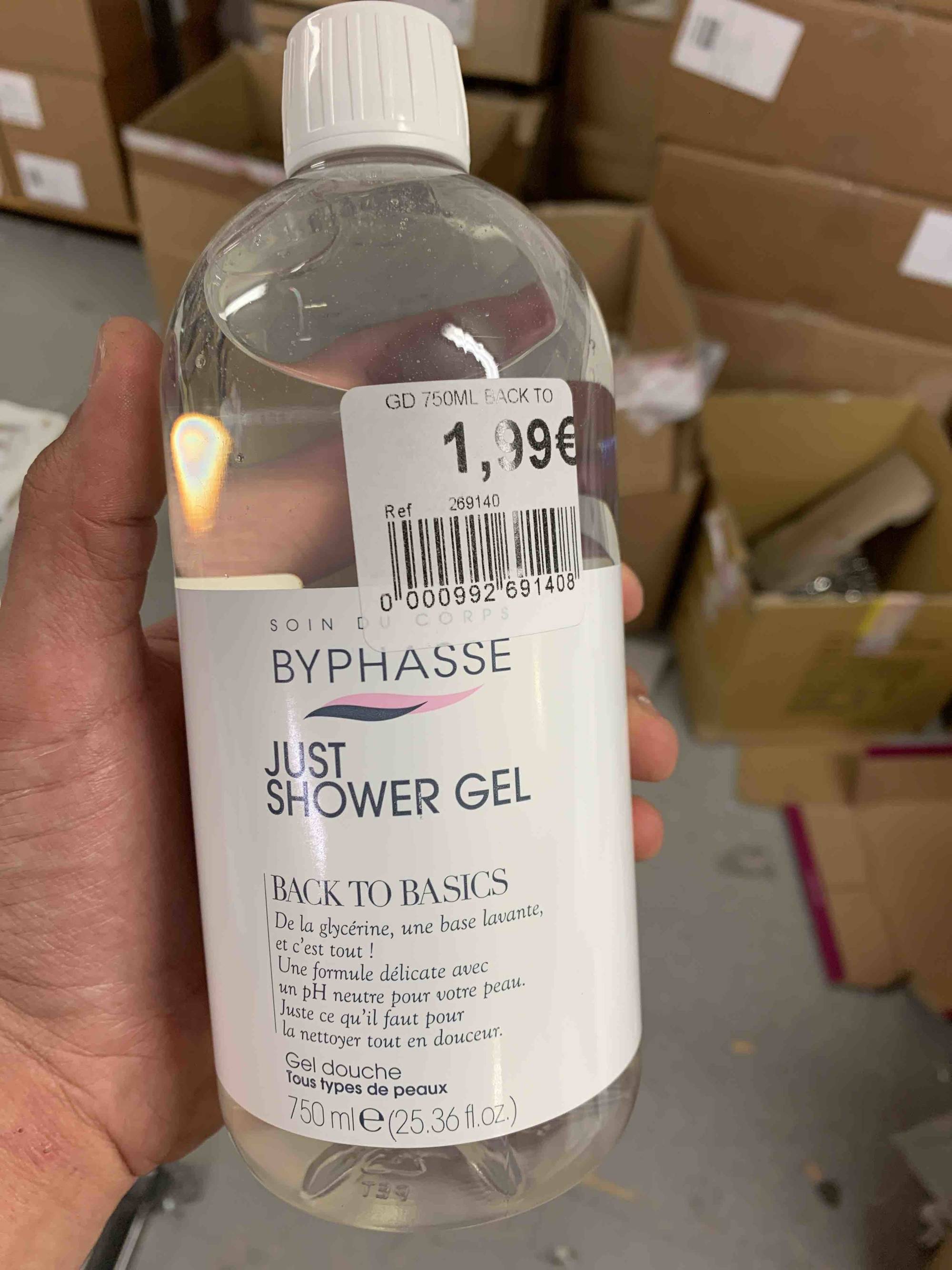 BYPHASSE - Just shower gel