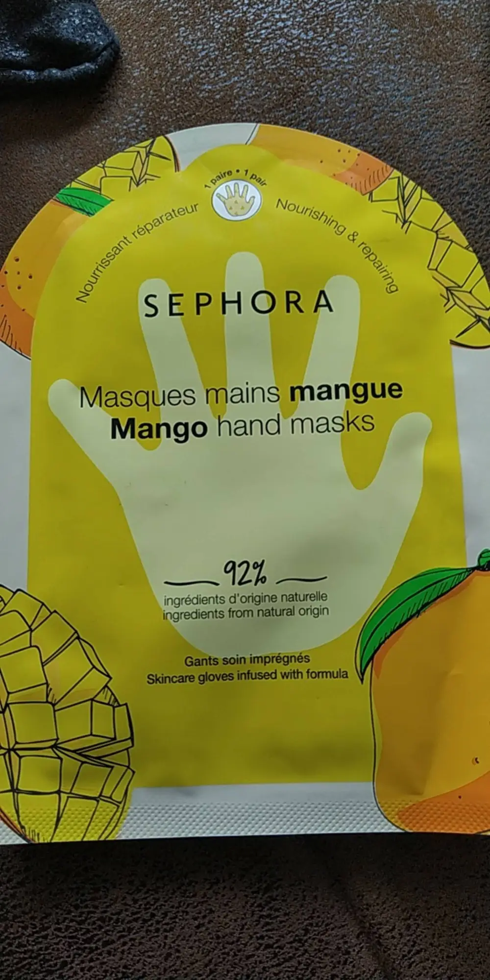 SEPHORA - Masques mains Mangue