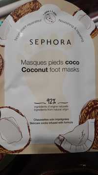 SEPHORA - Masques pieds coco
