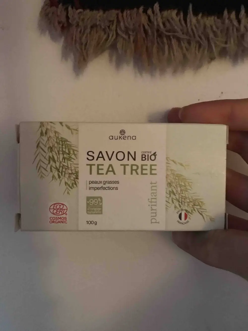 AUKENA - Tea tree - Savon bio purifiant
