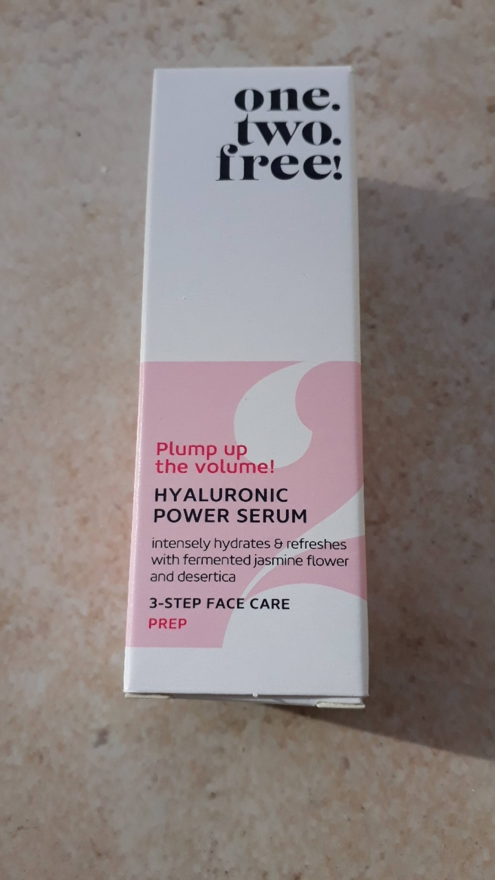 ONE.TWO.FREE! - Hyaluronic power serum