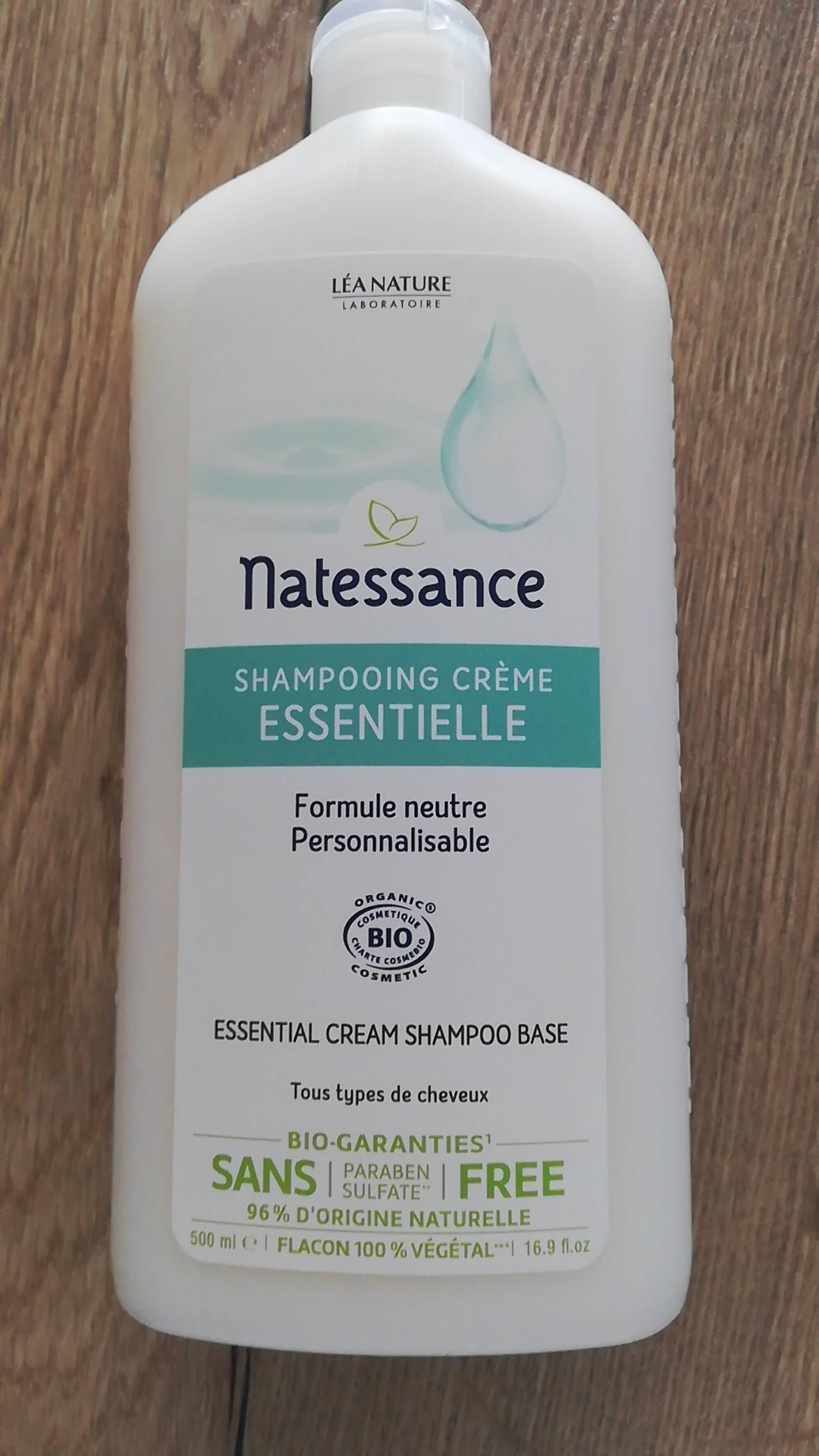 NATESSANCE - Essentielle - Shampooing crème