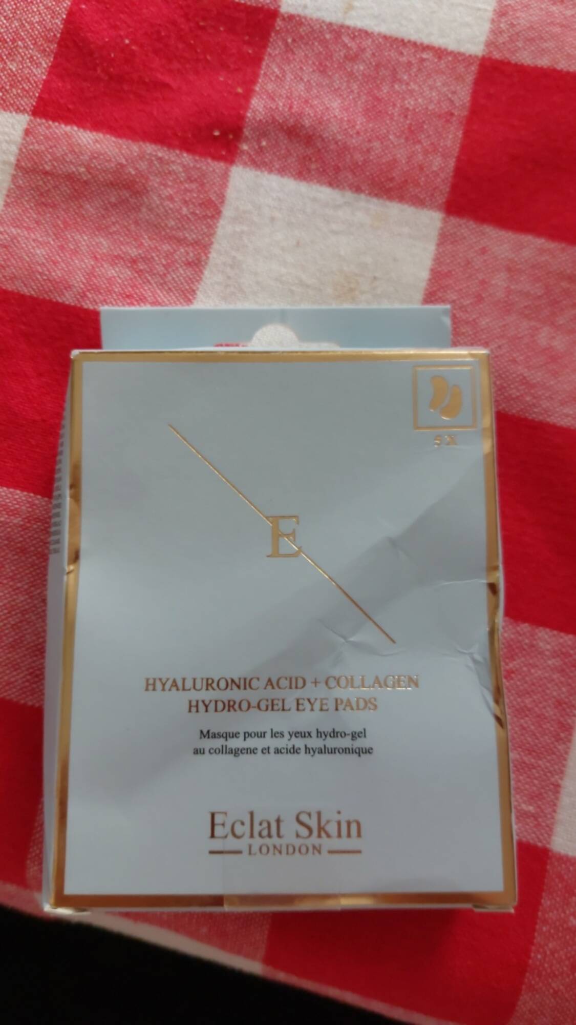 ECLAT SKIN - Masque pour les yeux hydro-gel au collagene et acide hyaluronique