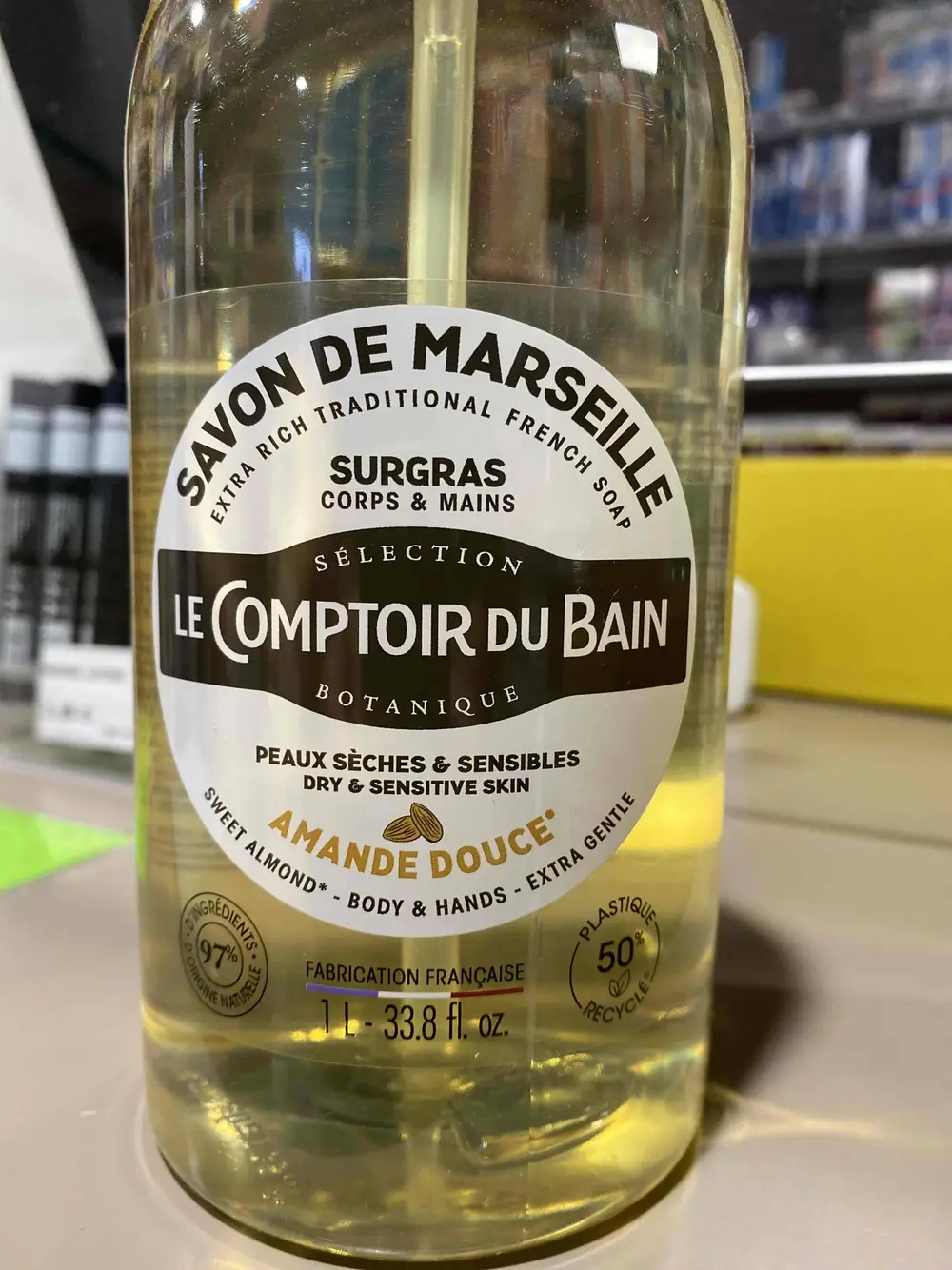 LE COMPTOIR DU BAIN - Savon de Marseille surgras à l'amande douce