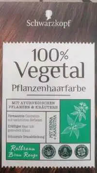 SCHWARZKOPF - 100% végétal - Permanente coloration