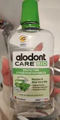 ALODONT - Care bio - Bain de bouche quotidien menthe & aloé véra bio