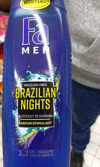 FA - Men brazilian nights - Gel douche 2 en 1