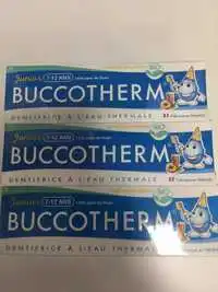 BUCCOTHERM - Junior 7-12 ans - Dentifrice à l'eau thermale