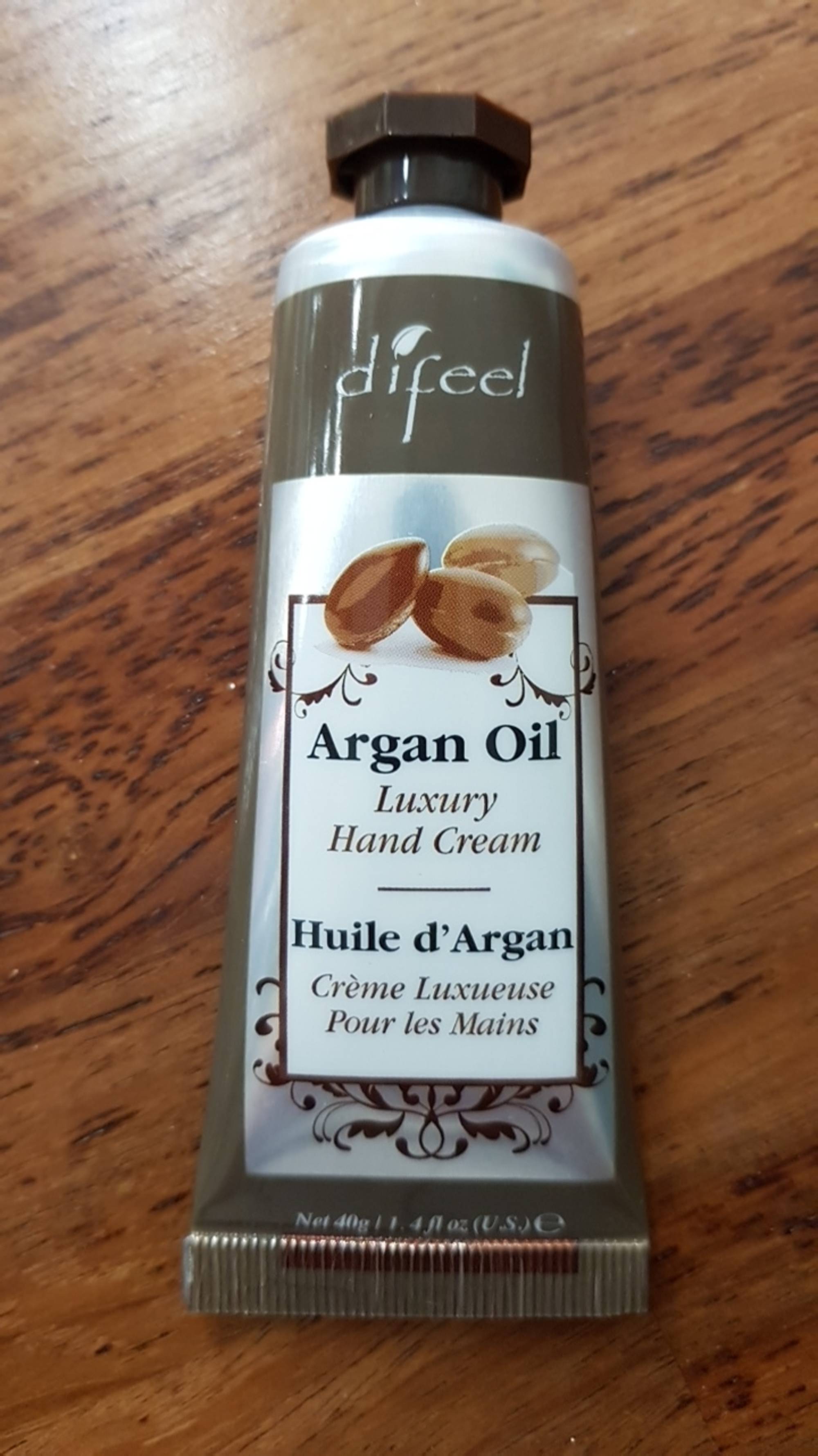 DIFEEL - Huile d'argan - Crème luxueuse pour les mains