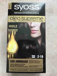 SYOSS - Oleo supreme - Coloration permanente 2-10 brun noir