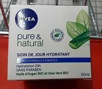 NIVEA - Soin de jour hydratant pure & natural 24h