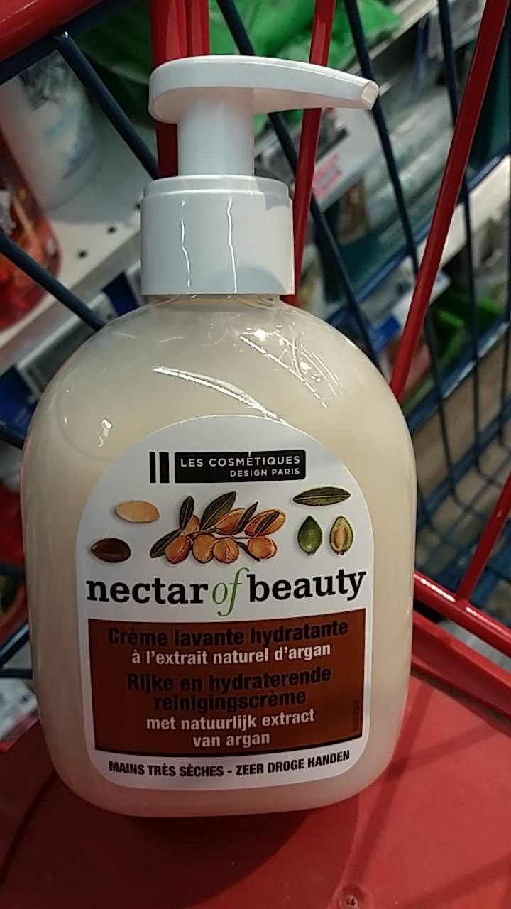 LES COSMÉTIQUES DESIGN PARIS - Nectar of beauty crème lavante hydratante à l'exrait naturel d'argan