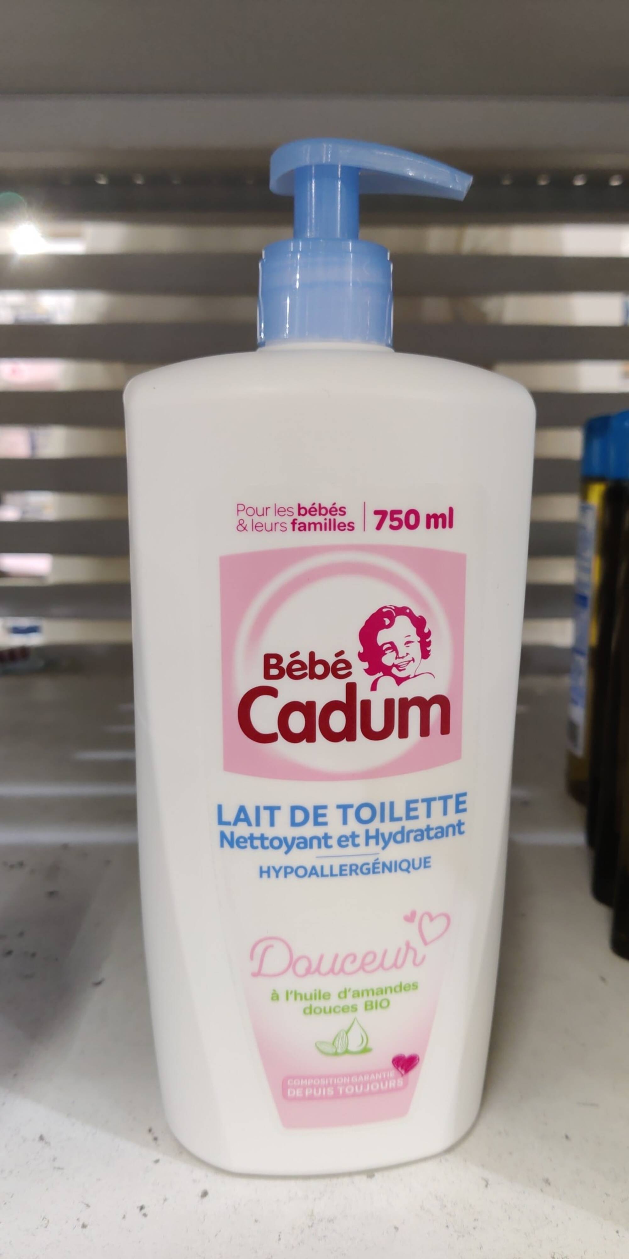 Cadum Bébé Cadum Gel Nettoyant Corps et Cheveux à l'Huile d'Amandes Douces  Bio pour Bébé, 750ml : : Bébé et Puériculture