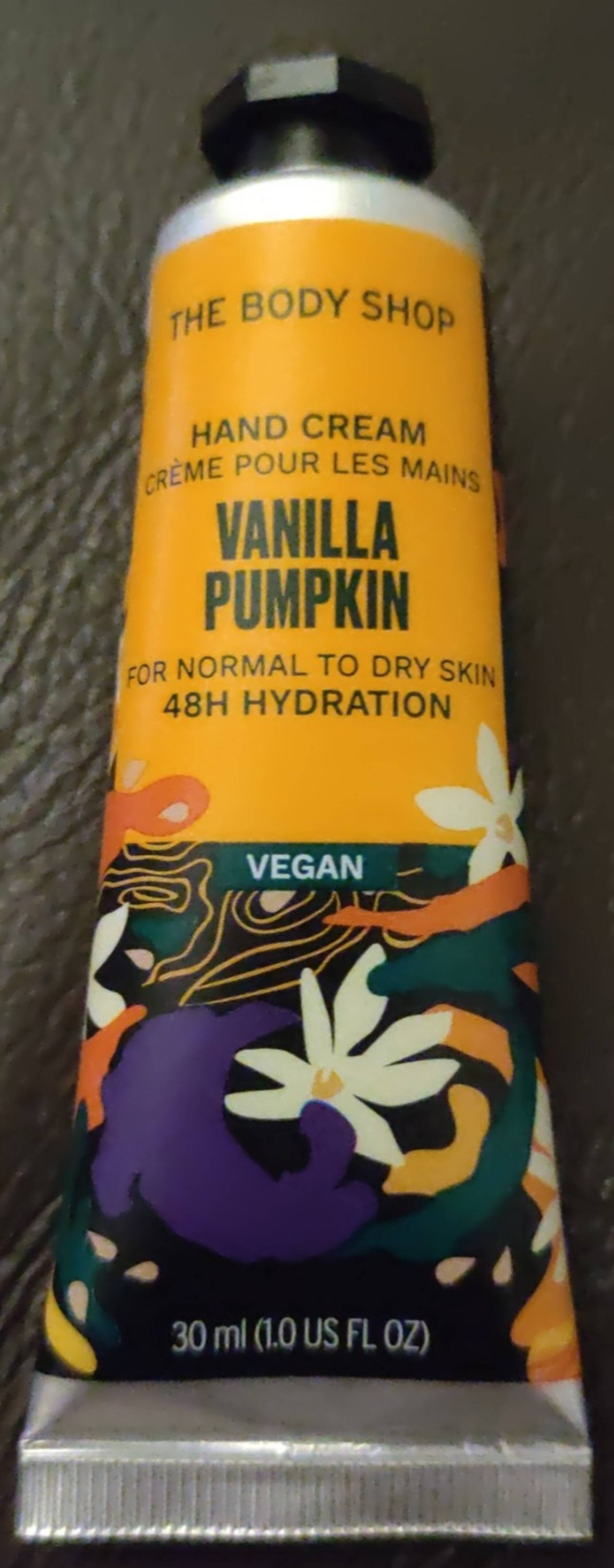 THE BODY SHOP - Vanilla pumpkin - Crème pour les mains