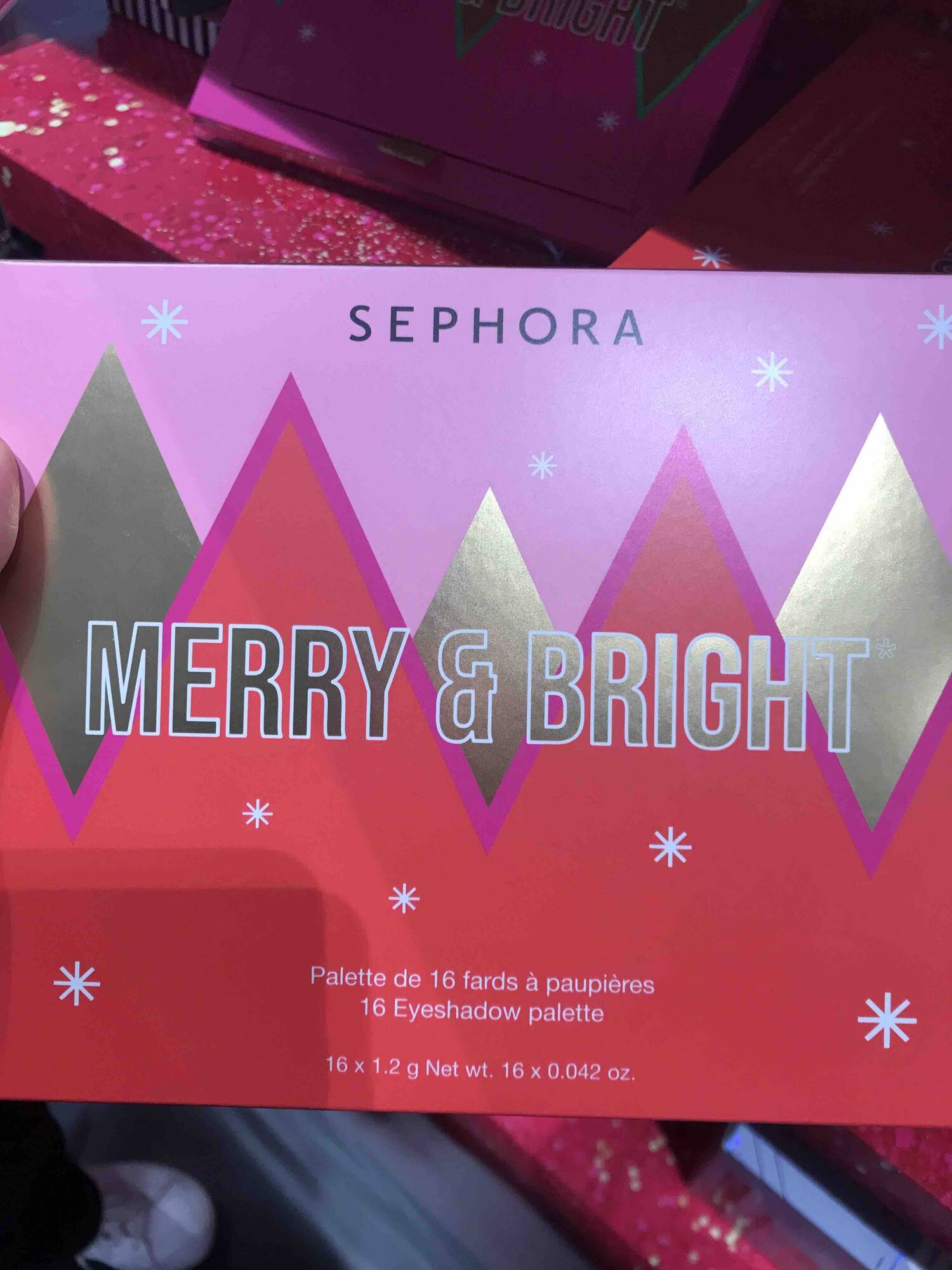 SEPHORA - Merry & bright - Palette de 16 fards à paupières