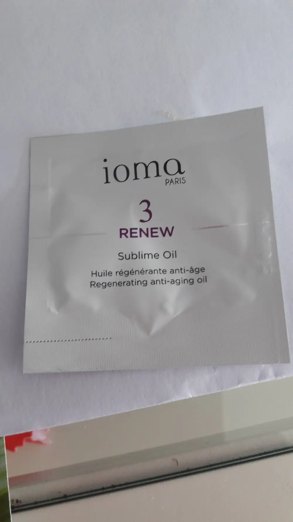 IOMA - 3 Renew - Huile régénérante anti-âge