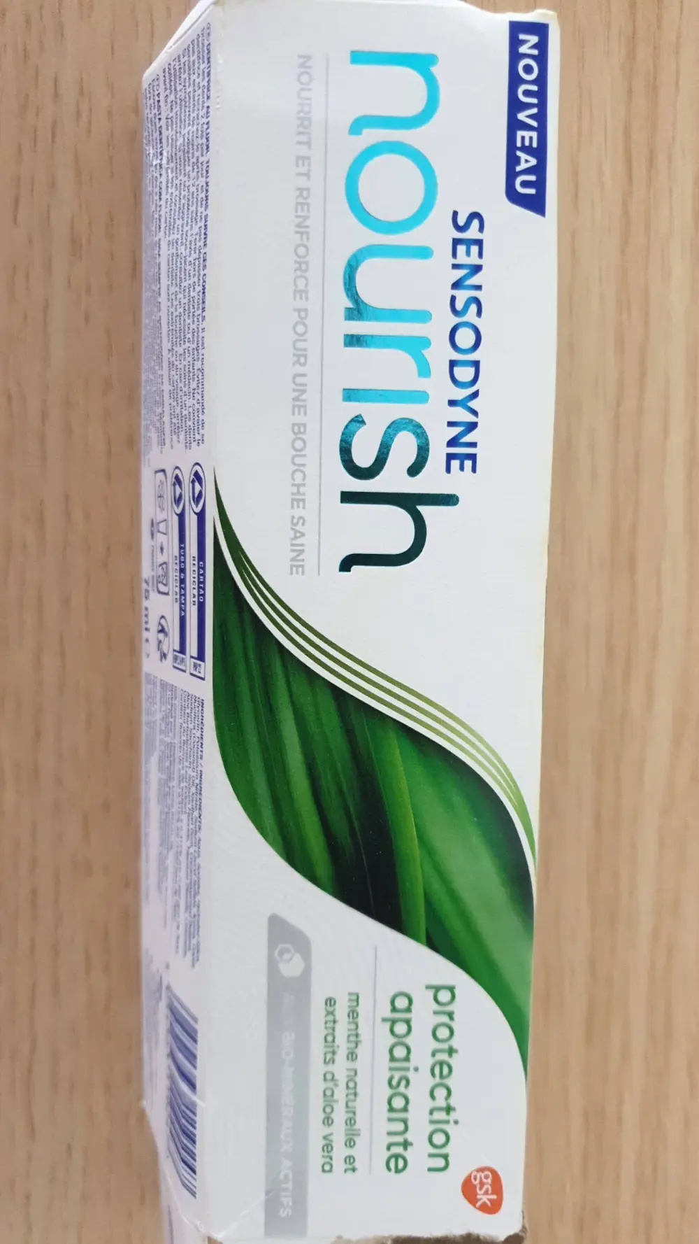 SENSODYNE - Nourish - Dentifrice au fluor