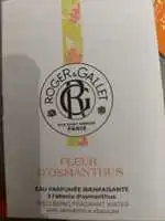 ROGER & GALLET - Fleur d'Osmanthus - Eau parfumée bienfaisante