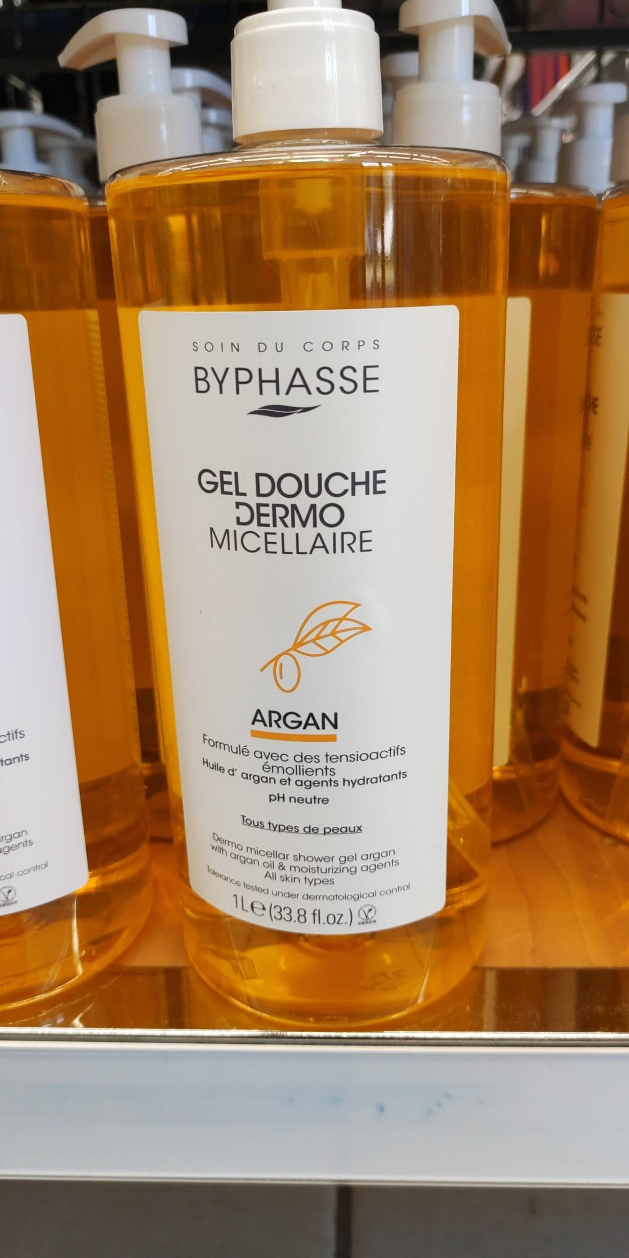 BYPHASSE - Argan - Gel douche dermo micellaire