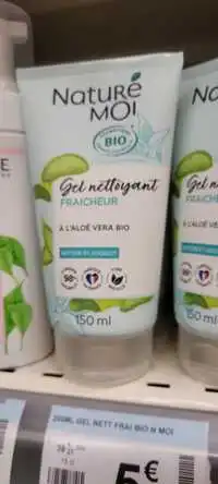 NATURÉ MOI  - Gel nettoyant fraîcheur à l'aloé vera bio