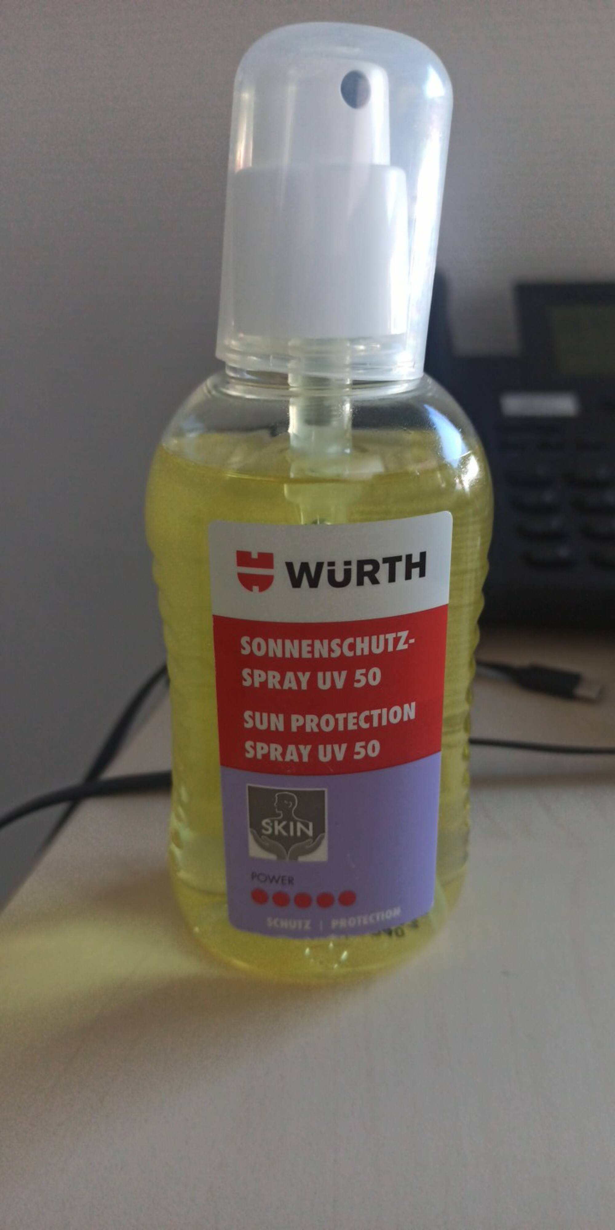 WÜRTH - Sun protection spray UV 50