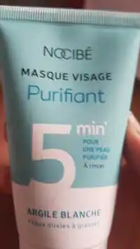 NOCIBÉ - Masque visage purifiant argile blanche