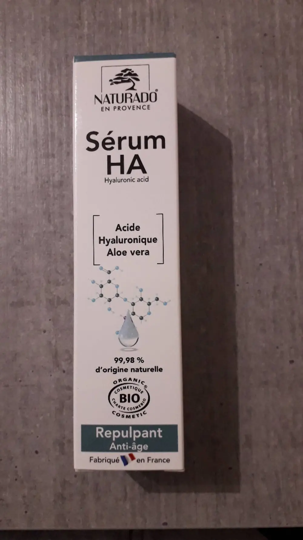 NATURADO EN PROVENCE - Sérum HA - Acide hyaluronique aloe vera Repulpant anti-âge
