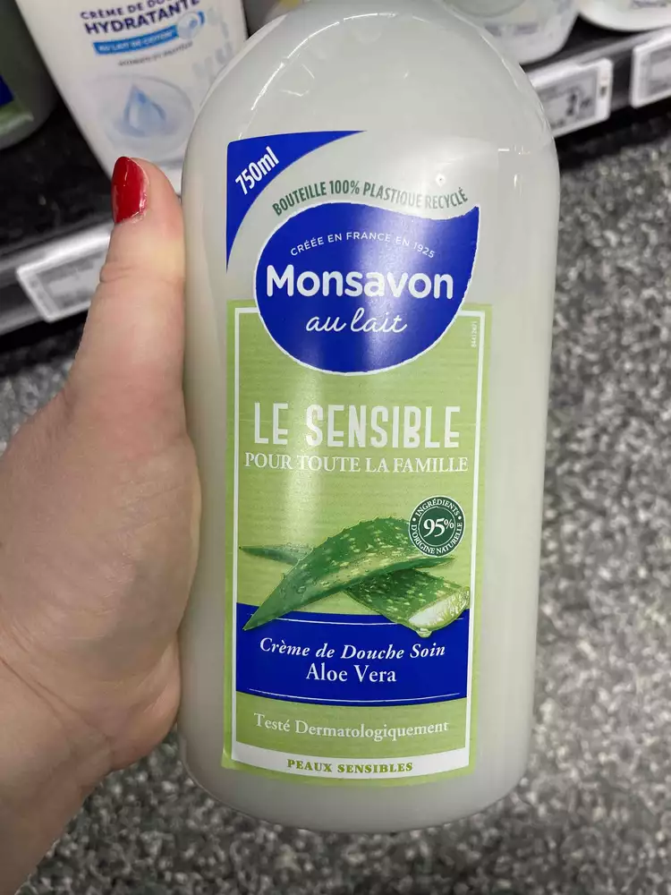 MONSAVON - Crème de douche soin aloe vera 