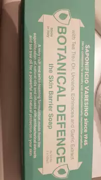 SAPONIFICIO VARESINO - Botanical defence - The skin barrier soap