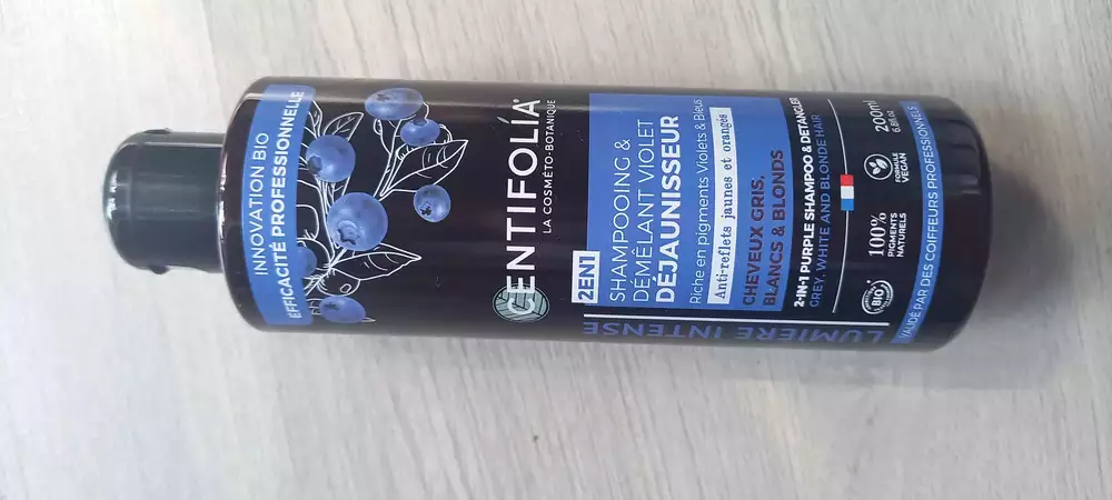 CENTIFOLIA - 2en1 Shampooing & démêlant violet déjaunisseur