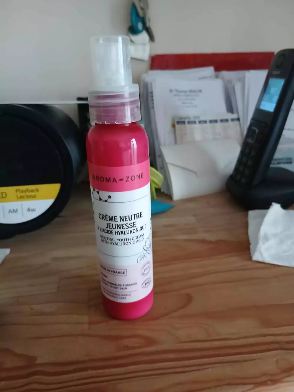 AROMA-ZONE - Crème neutre jeunesse à l'acide hyaluronique