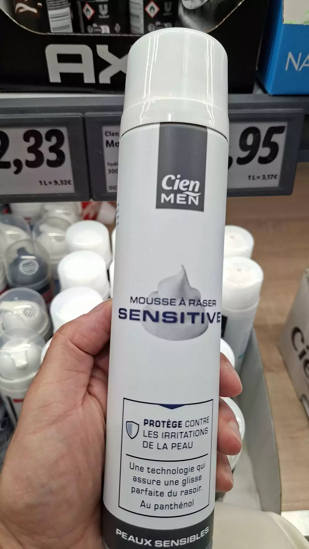 CIEN MEN - Mousse à raser sensitive