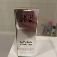 DIOR - Backstage - Face & body foundation