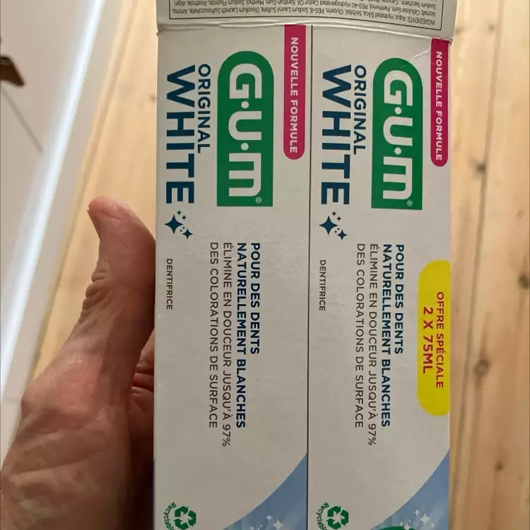 G.U.M - Original white  - Dentifrice 