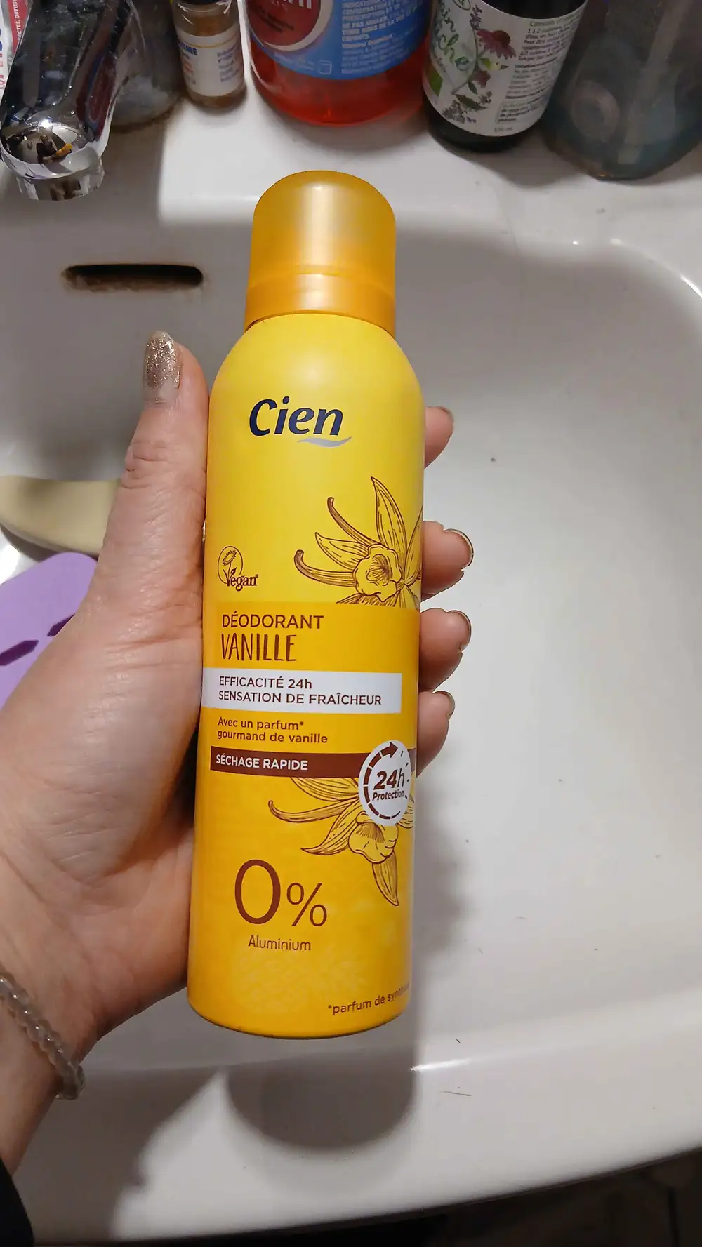 CIEN - Déodorant vanille efficacité 24h