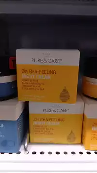 PURE & CARE - Crème de nuit exfoliante 2% BHA