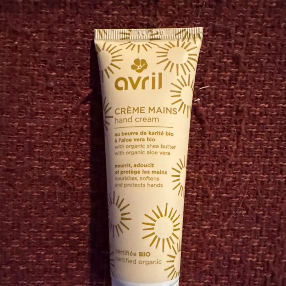 AVRIL - Crème mains au beurre de karité bio & l'aloe vera bio