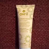 AVRIL - Crème mains au beurre de karité bio & l'aloe vera bio