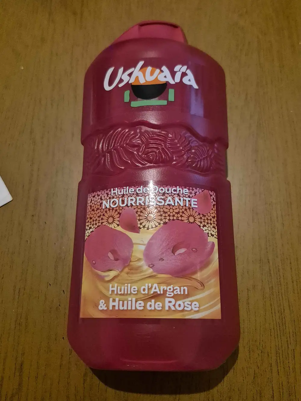 USHUAÏA - Huile d'Argan & Huile de Rose - Huile de douche nourrissante