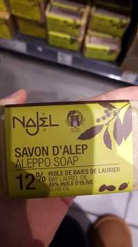 NAJEL - Savon d'alep 12% huile de baies de laurier