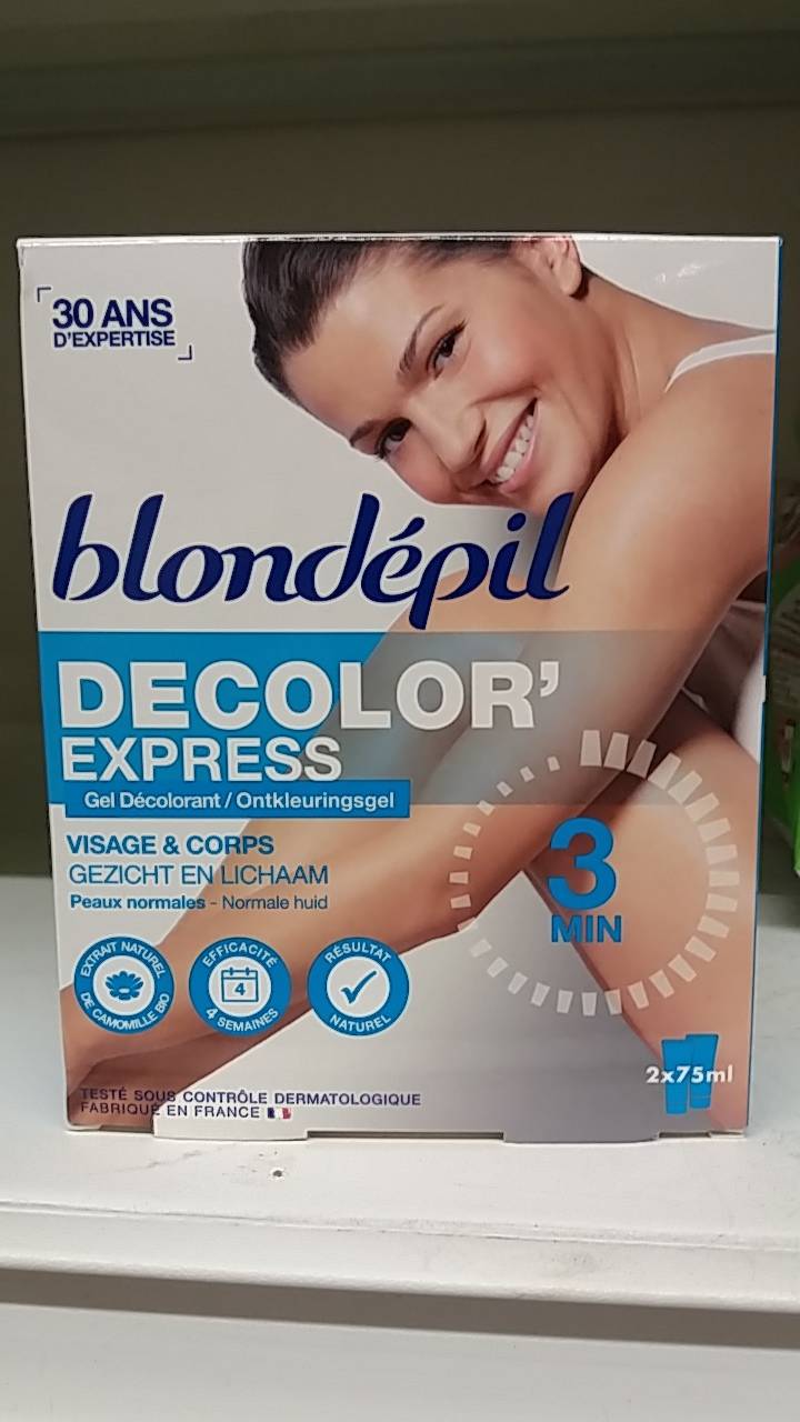 BLONDÉPIL - Decolor' express - Gel décolorant 3 min