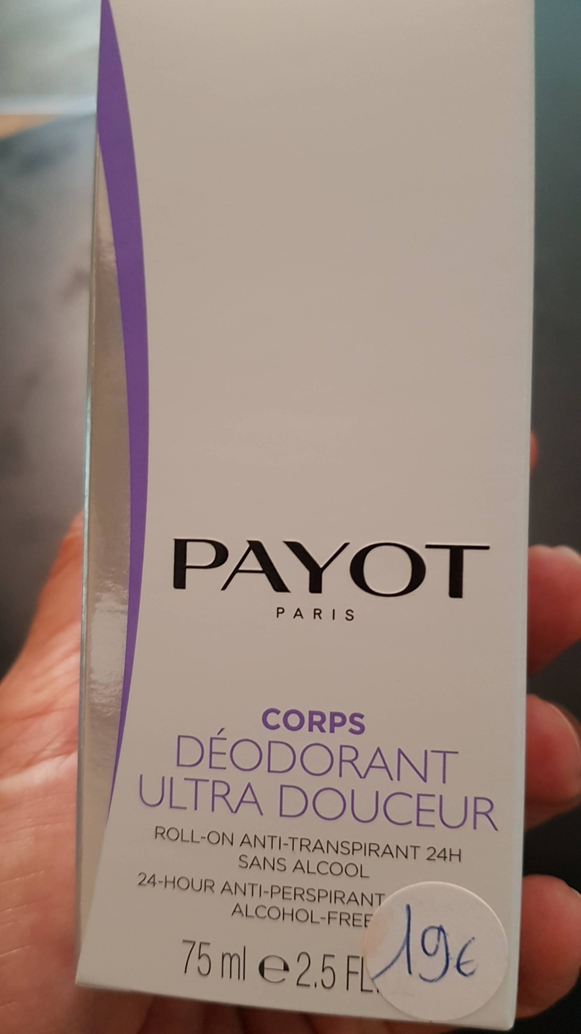 PAYOT - Corps - Déodorant roll-on ultra douceur 24h